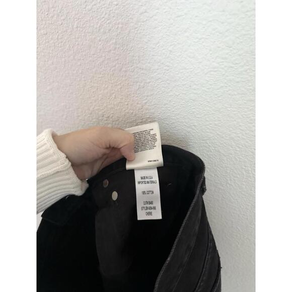 Agolde‎ Women’s Classic Black Distressed Cherie Straight Leg Denim Jeans Sz 27 - Picture 7 of 8